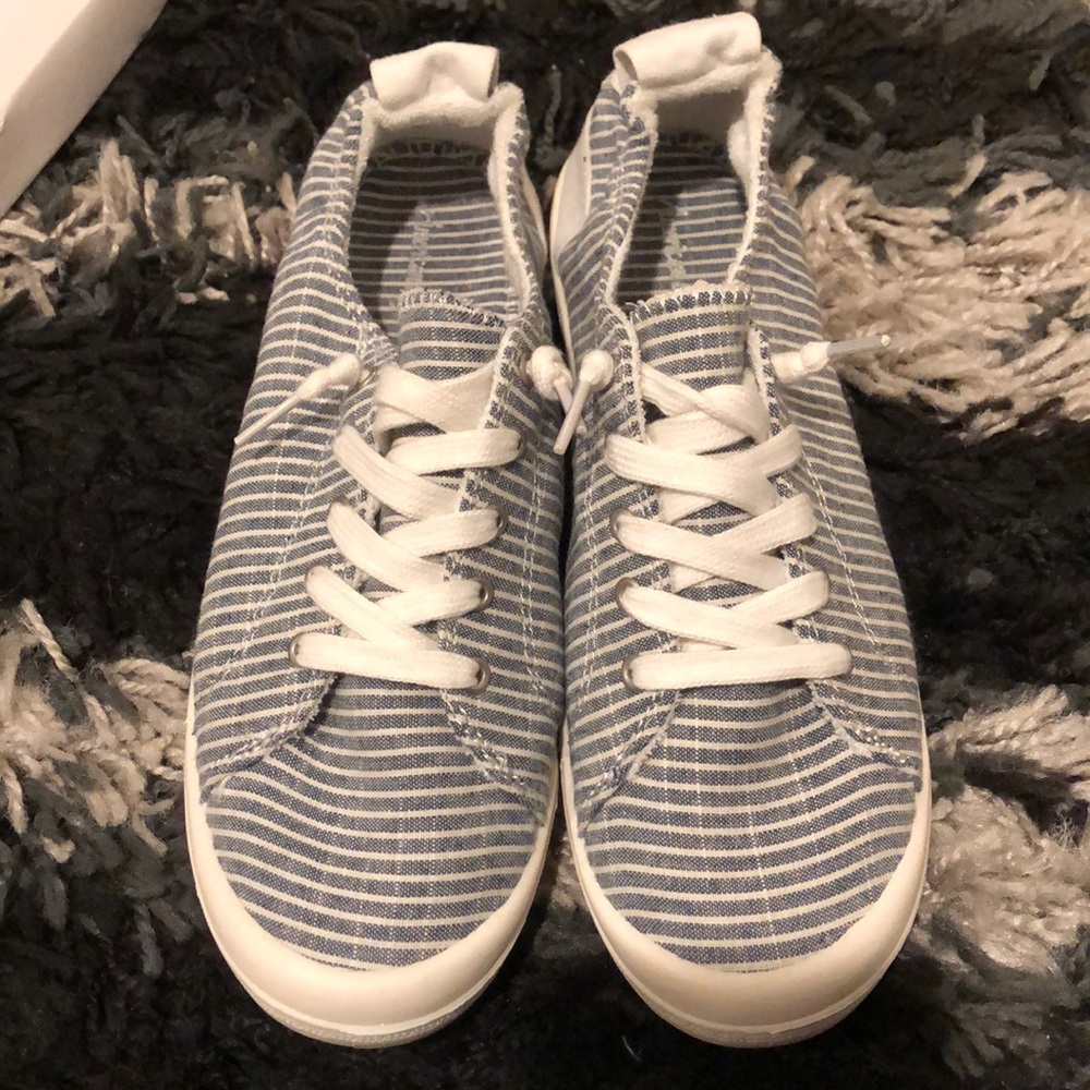 Stripped American Eagle Slip Ons